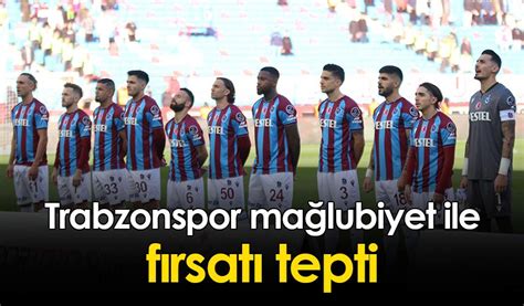 Trabzonspor Fırsatı Böyle Tepti